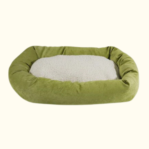 MajesticPet 788995542544 32 in. Villa Sherpa Donut Pet Bed, Storm