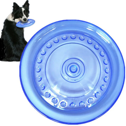 Pet Dog Toy Discs Dog Flying Discs Trainning Puppy Toys Rubber Fetch