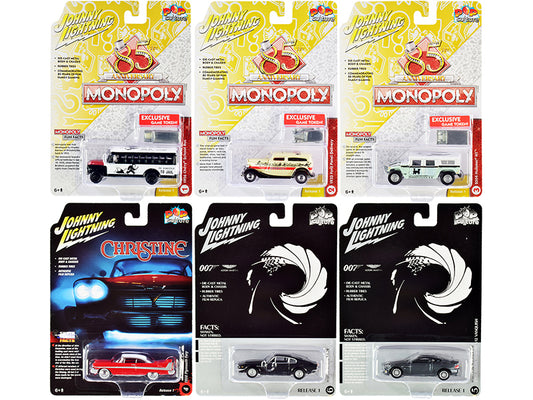 Pop Culture 2020 Set of 6 Cars Release 1 1/64 Diecast Model Cars by