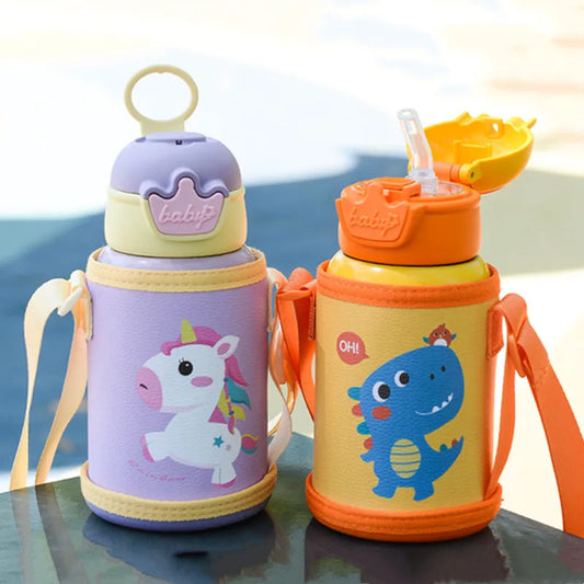 500ml Unicorn Kids Thermos Bottle Cute Children's Thermal Water Bottle