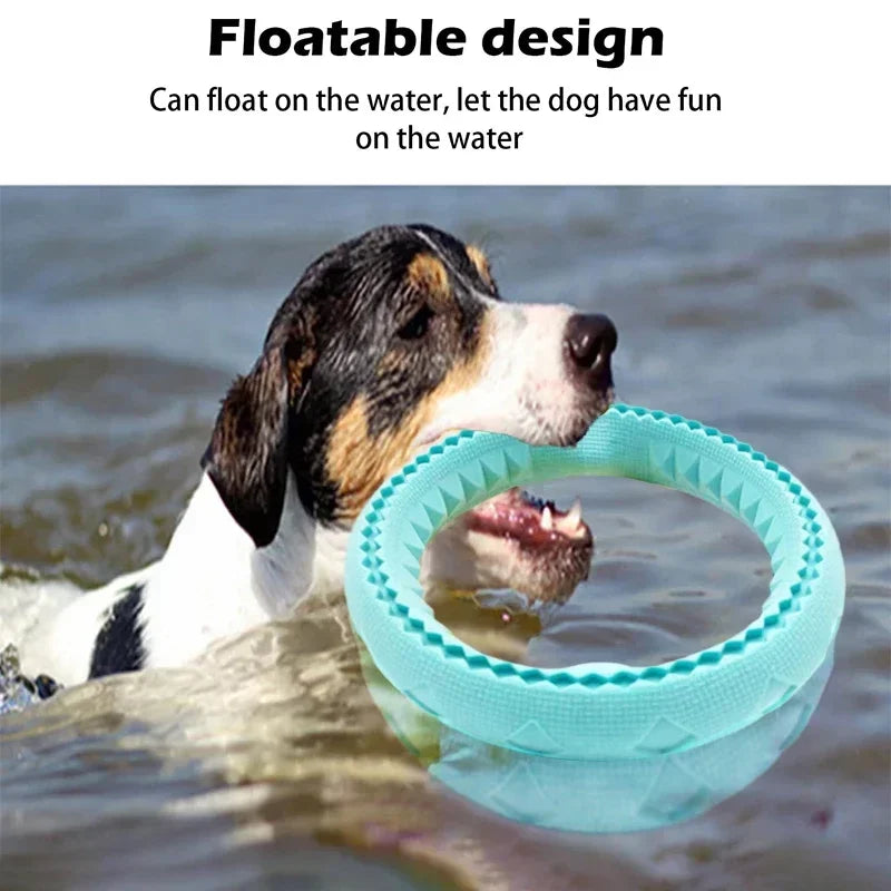 Dog Ring Toys Durable Chewing Flying Floating Training Tools Fetch