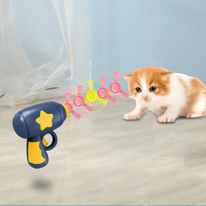 Cat Toy Propellers Cat Fetch Toy Flying Propellers for Exercising