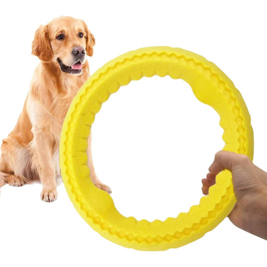 Dog Ring Toys Durable Chewing Flying Floating Training Tools Fetch for