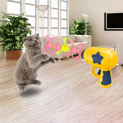 Cat Toy Propellers Cat Fetch Toy Flying Propellers for Exercising