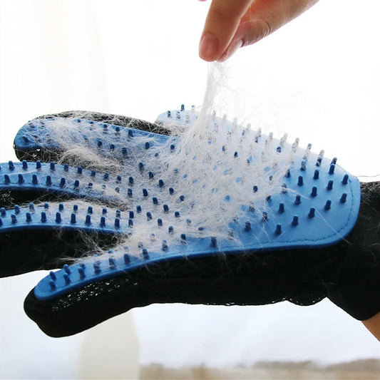 Pet Glove Cat Grooming Glove Cat Hair Deshedding Brush Gloves Dog Comb