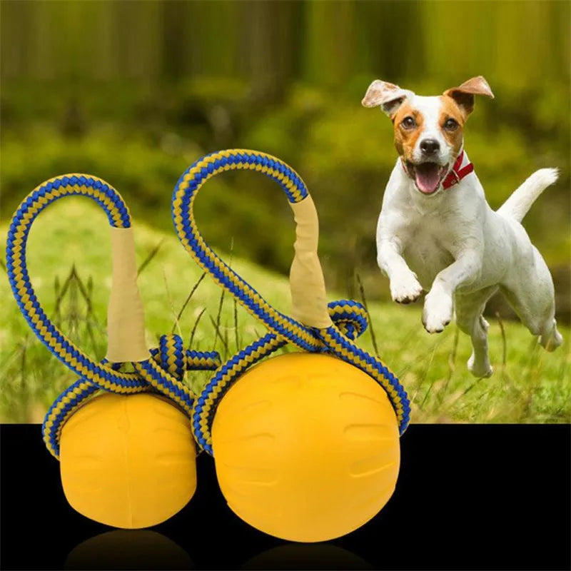 7/9cm Indestructible Solid Rubber Ball Pet Dog Training Chew Play