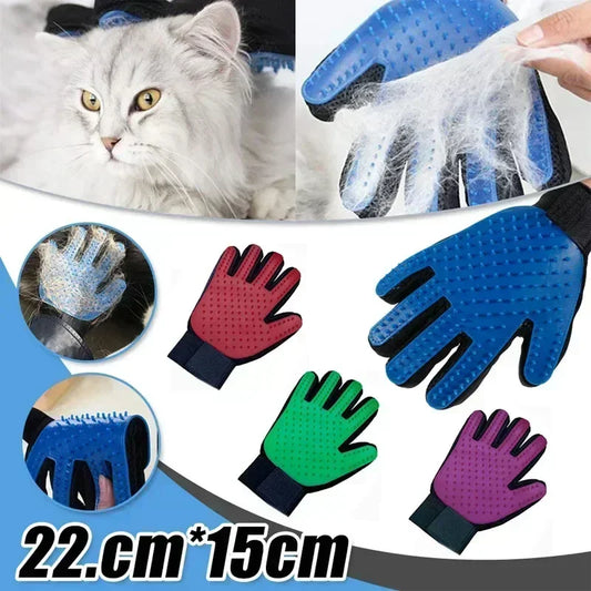 1pc Pet Cat and Dog Grooming Cleaning Brush Gloves, Depilatory Gloves,