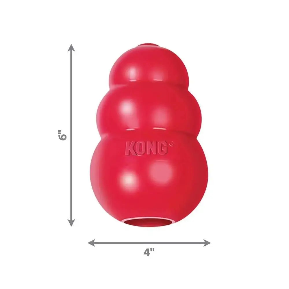 New Classic Kong Dog Toys Erratic Bounce Stuffable Chew Toy Durable