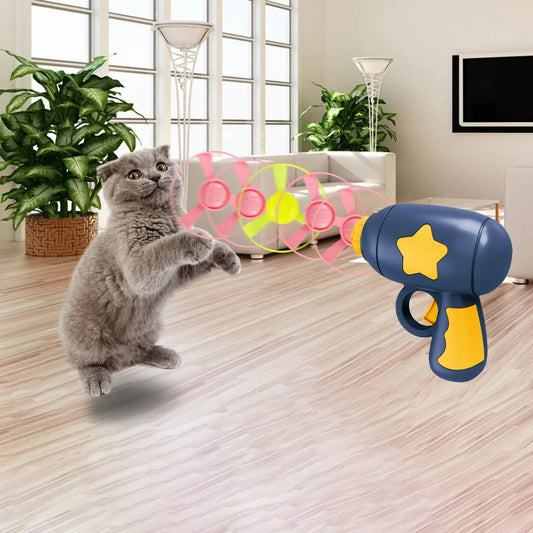 Cat Toy Propellers Cat Fetch Toy Flying Propellers for Exercising