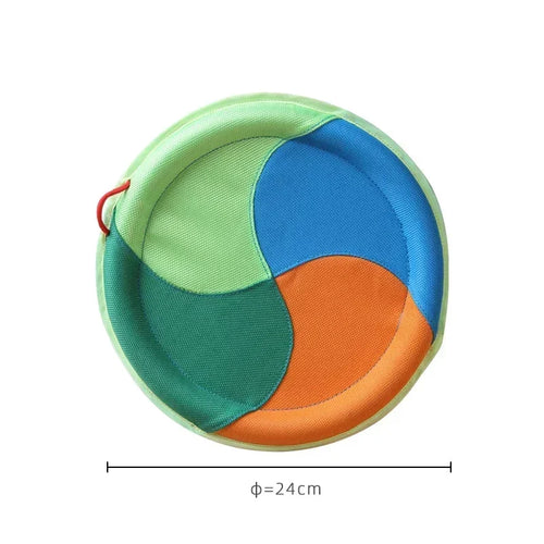 Pet Flying Discs Toys Linen Small Medium Large Dog Darts Tug UFO