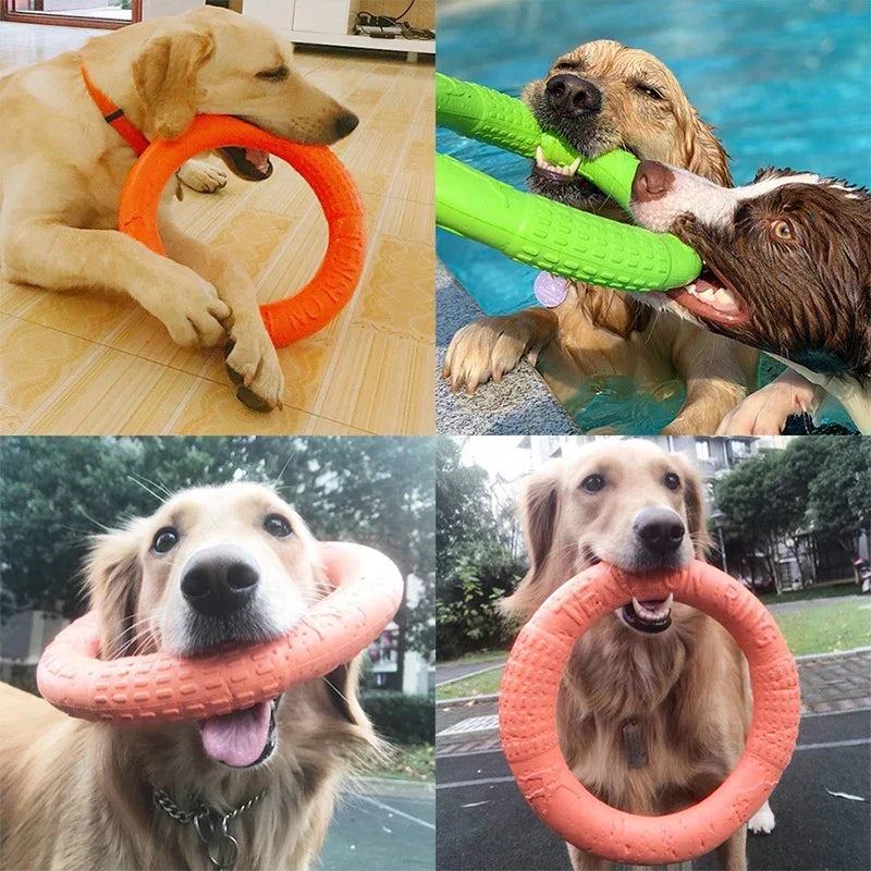 Dog Toys For Large Dogs Engaging Fetch Rings Sturdy Discs Outdoor