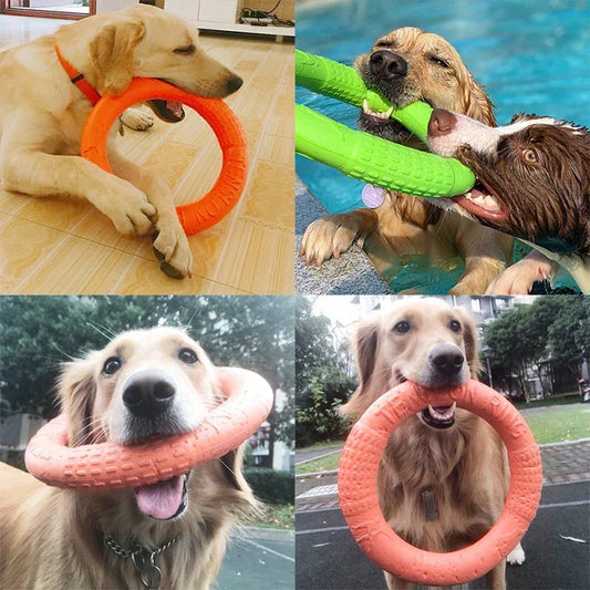 Dog Toys For Large Dogs Engaging Fetch Rings Sturdy Discs Outdoor