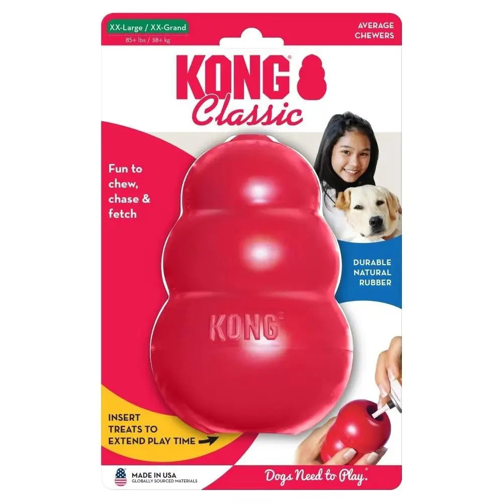 New Classic Kong Dog Toys Erratic Bounce Stuffable Chew Toy Durable